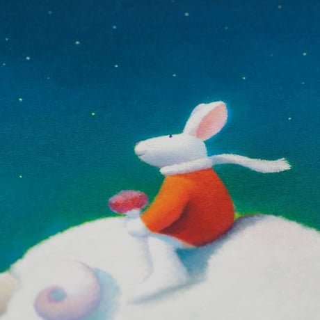 ジクレー版画「静かな夜」（フレーム無し・ブックマット仕様）