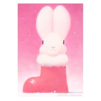 Post Card ポストカード「いちご色の夢」