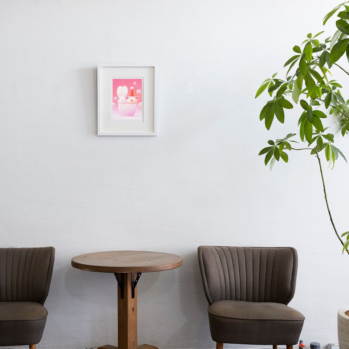 【美品】　ロブ・キドニー　版画　ジクレー　箱あり ジクレー版画「奇跡」（フレーム無し・ブックマット仕様