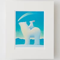 ジクレー版画「流れ星を追いかけて」（フレーム無し・ブックマット仕様）