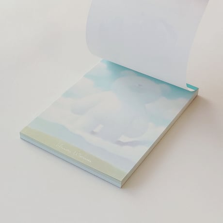 Memo Pad メモパッド「空からのおくりもの」
