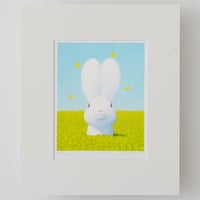 ジクレー版画「なのはな色の時間」（フレーム無し・ブックマット仕様）