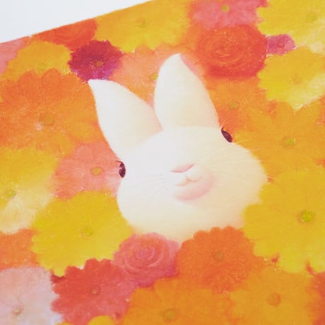 フレーム入りジクレー版画「花色の時間」