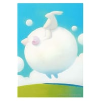 Post Card ポストカード「はずむ思い」