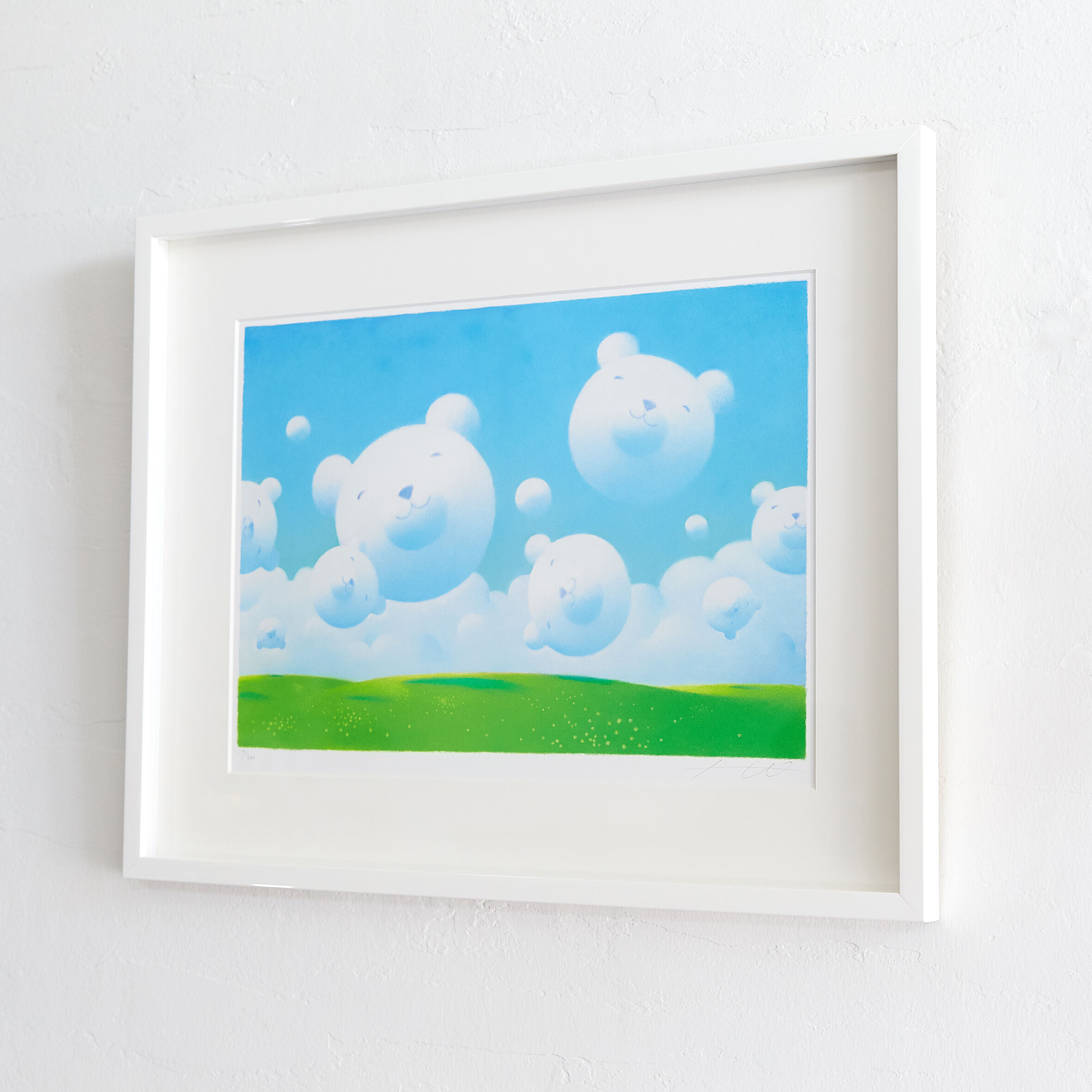 フレーム入りジクレー版画「笑顔のおくりもの」 | HIROSHI WATANABE