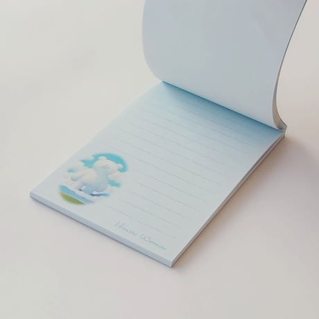 Memo Pad メモパッド「空からのおくりもの」