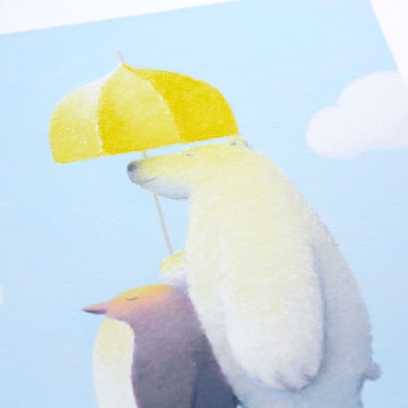 フレーム入りジクレー版画「お出かけ日和」