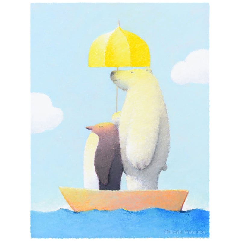 フレーム入りジクレー版画「お出かけ日和」 | HIROSHI WATANABE フレーム入りジクレー版画「お出かけ日和」 | HIROSHI WATANABE