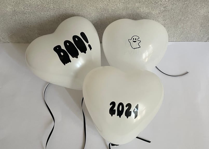早期割 限定】boo sticker ＋heart balloons | Luna Box