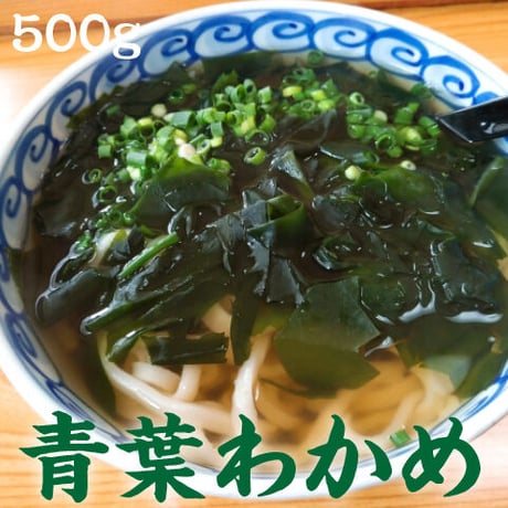 【１袋500ｇ】鳴門産 青葉わかめ ｜湯通し塩蔵わかめ