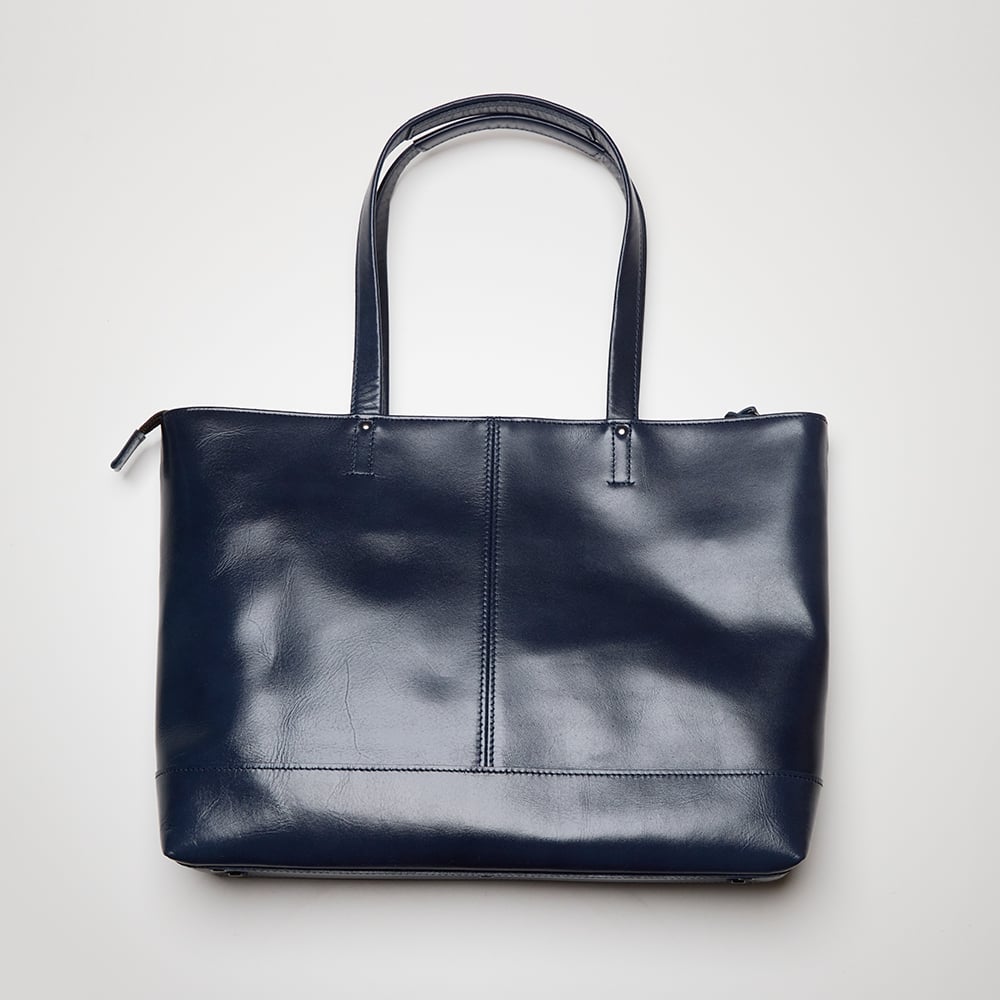 Bluffpop 55-7110 レザートートバック ネイビー | Flux K