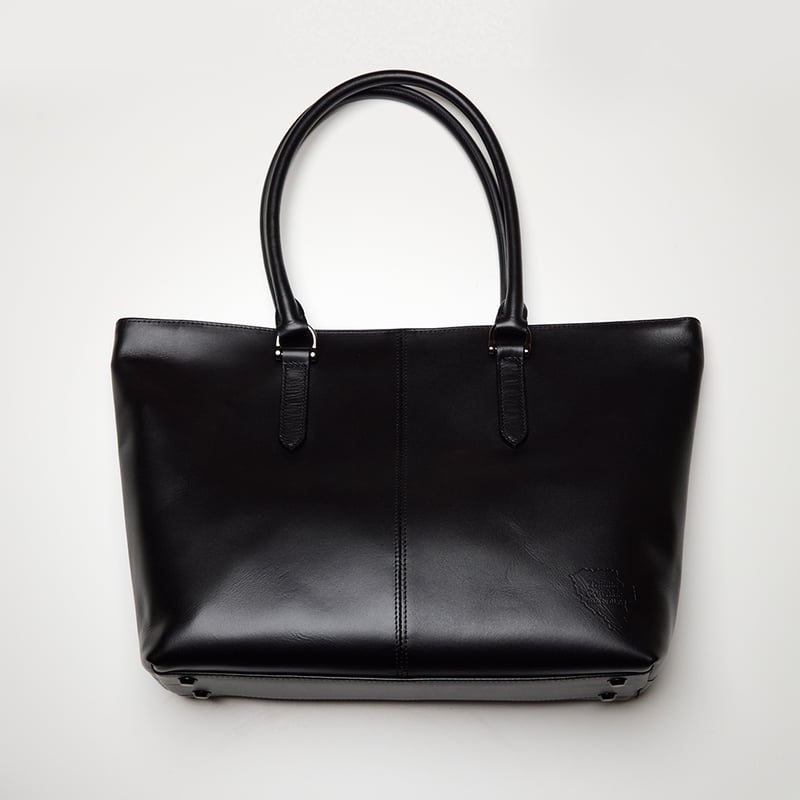 TAJIMA COWHIDE 横型トート クロ | Flux K
