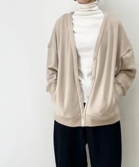 ナナイロトイロ　毎日の定番カーディガン　BEIGE