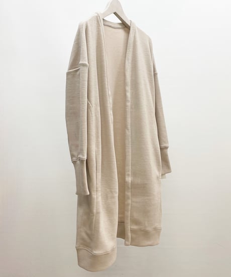 ナナイロトイロ　毎日の定番カーディガン　ロング　BEIGE
