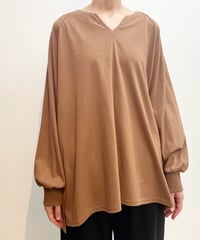 ナナイロトイロ　毎日の定番トップス　BROWN
