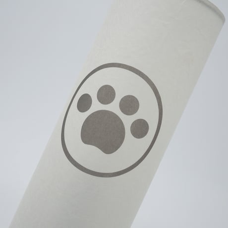 ペット メモリー あかり【肉球紋入り  手漉き本美濃紙飾り】ペット用木製 電池式 コードレス LEDスイッチ付