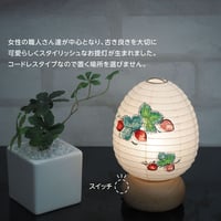 『いちご＆strawberry』あいか【ベリーライト】苺のインテリア提灯