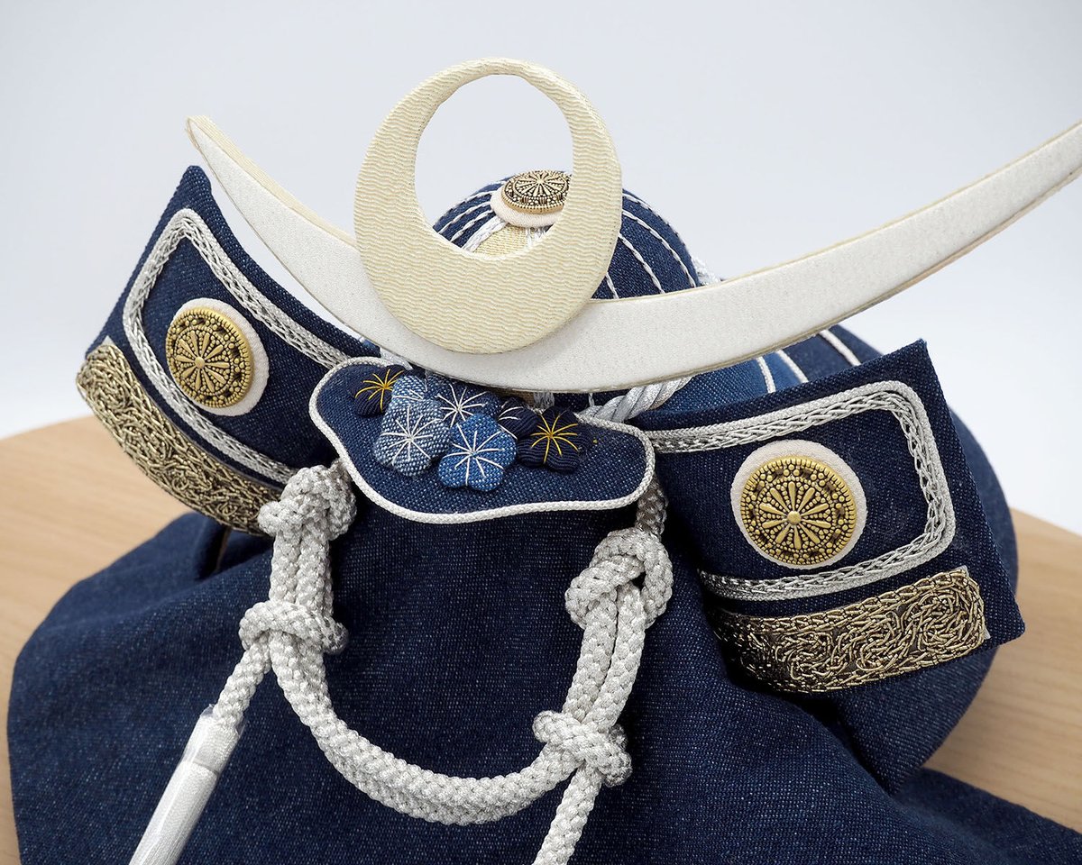 handmade☆かぶれる兜 DENIM×カモフラージュ 2019