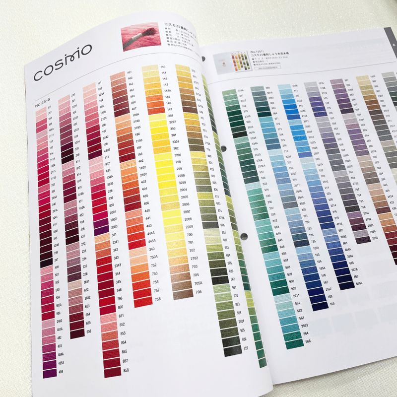 COSMO ルシアン 2025年 総合カタログ | 戸塚刺しゅうオンラインショップ