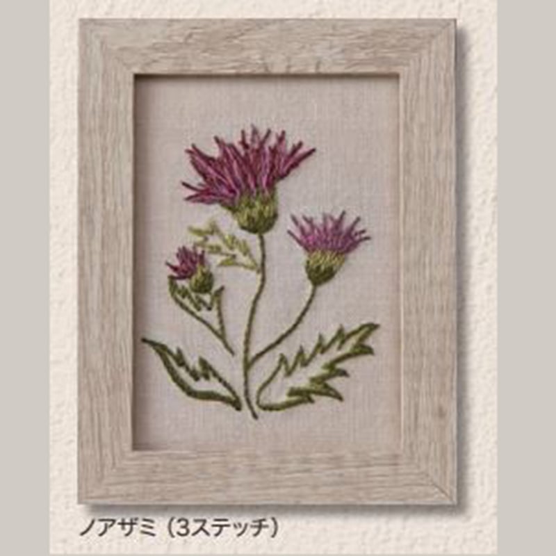 一輪の花刺しゅうシリーズ＞転写布のみ1柄 | 戸塚刺しゅう