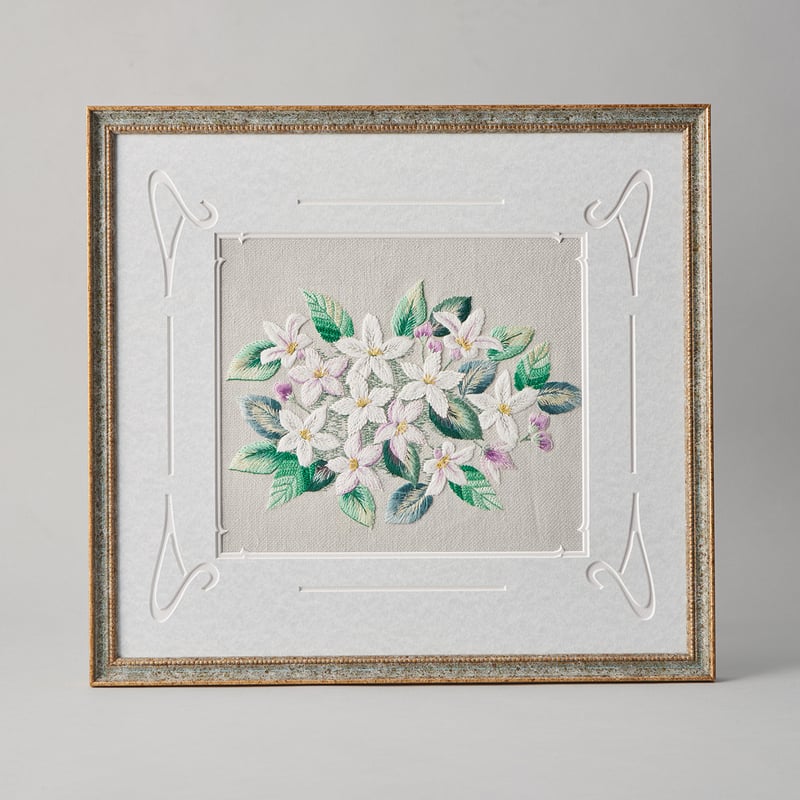 ジャスミン　b 4枚 解説書のみ＞Tオックスオリジナルプリントクロス（ジャスミン