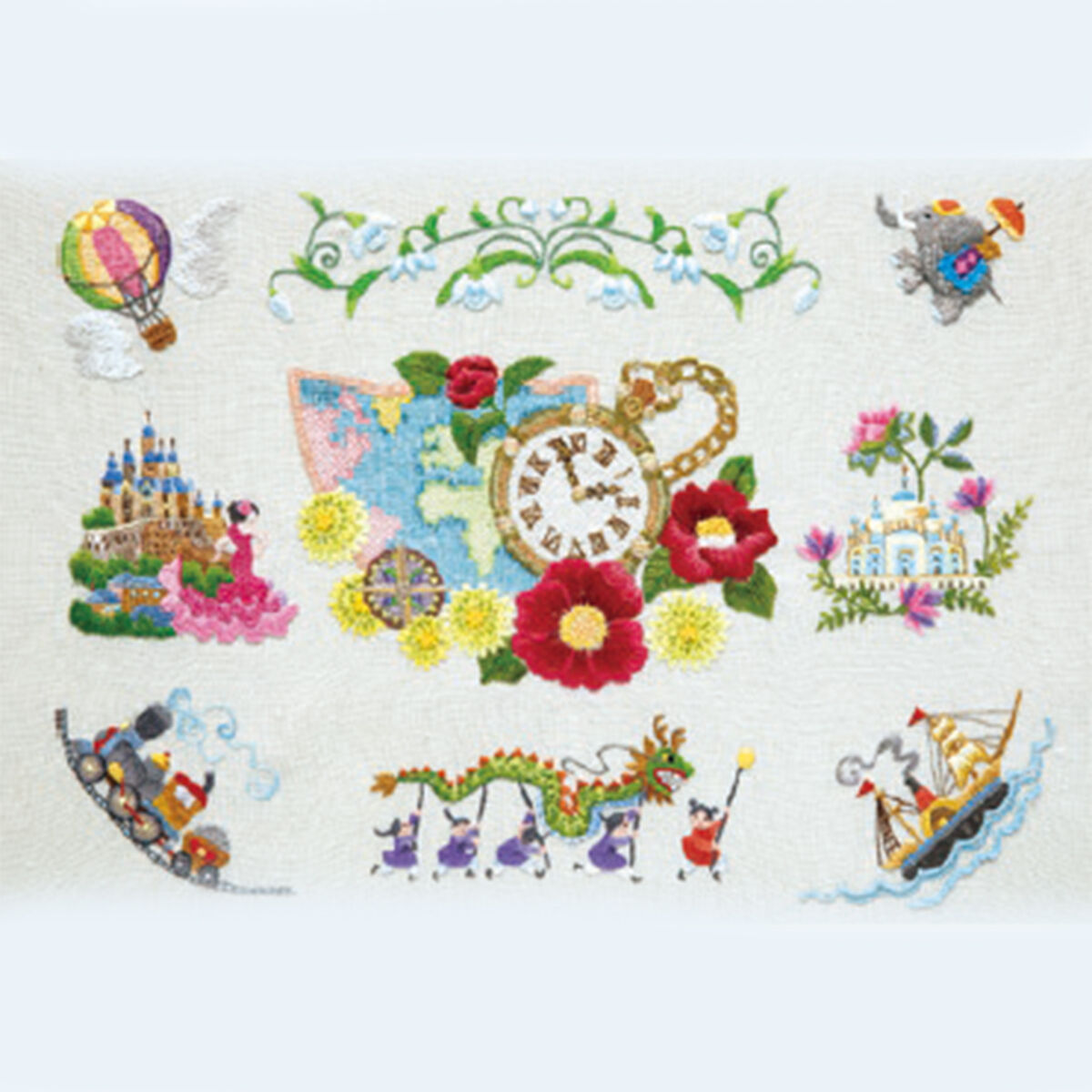 戸塚刺繍掛・置き時計