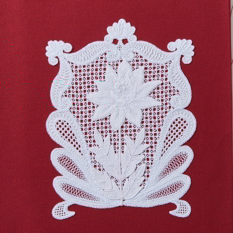 エーデルワイスのレース刺繡（転写布・解説セット） | 戸塚