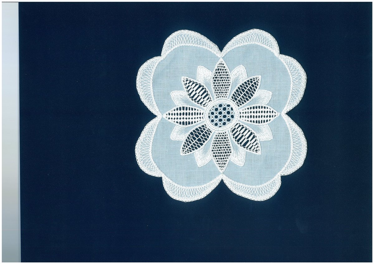 作ってみよう！入門教材 「レース刺しゅう」 | 戸塚刺しゅう