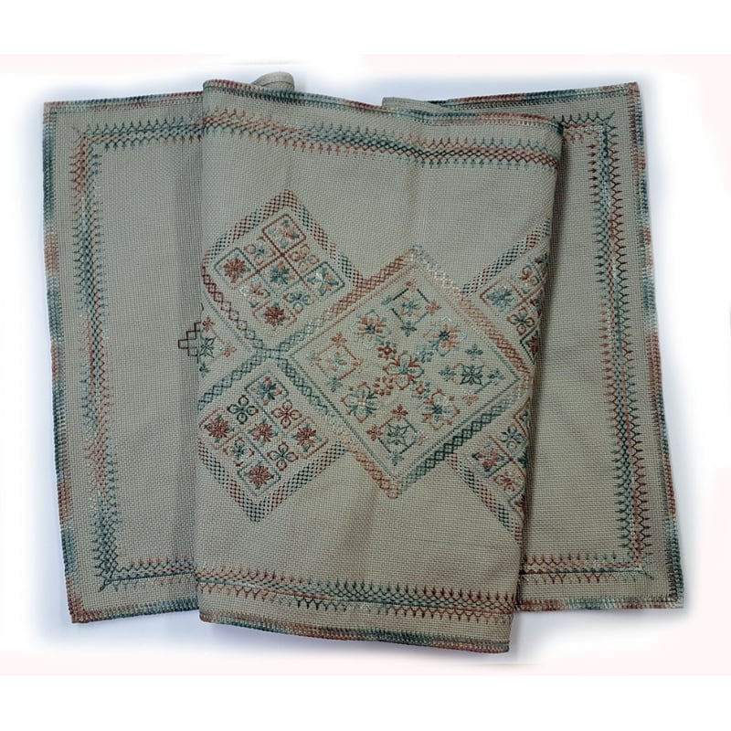 ジャバクロス65100ノーブルグレーセンターセット | 戸塚刺しゅう