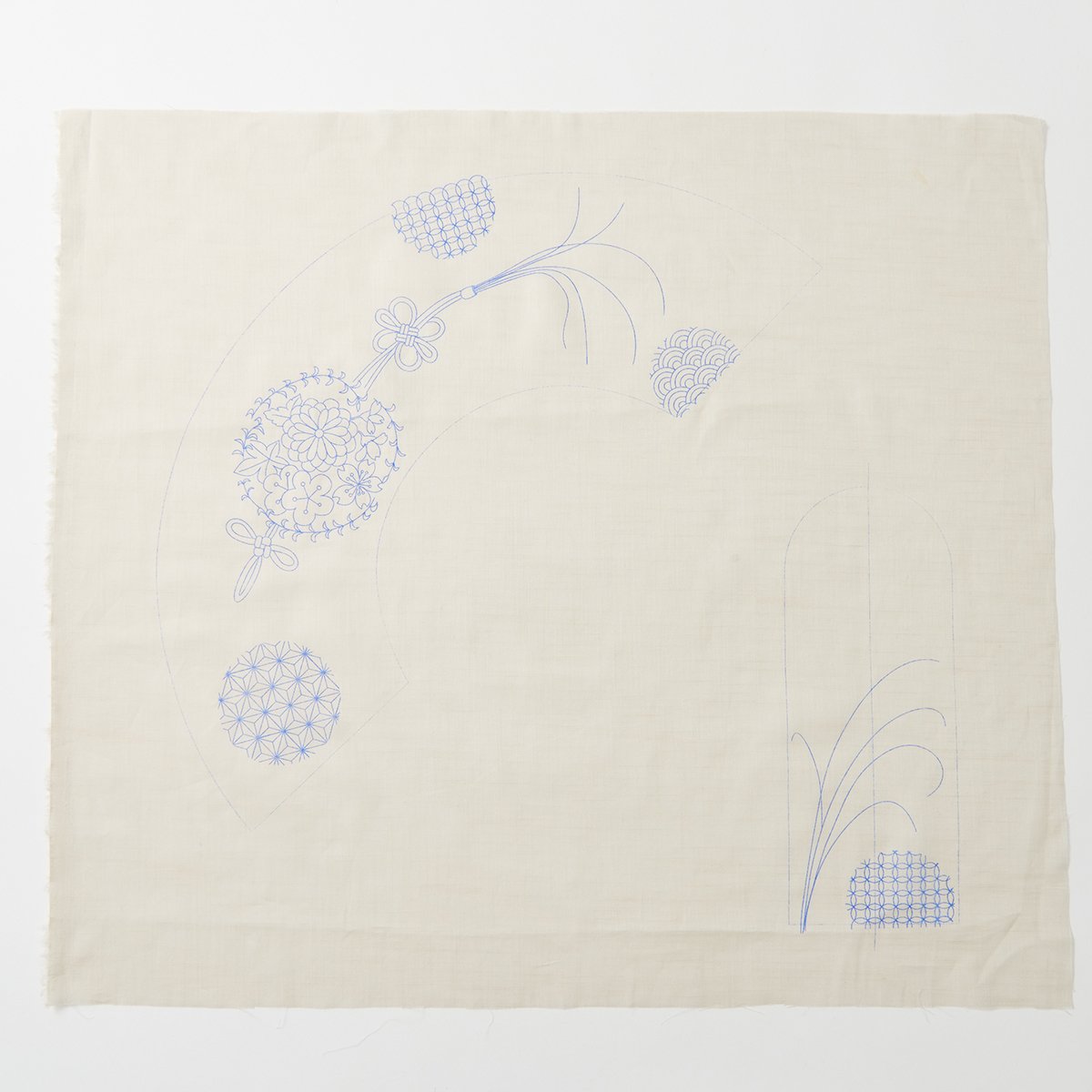 オンライン先行発売＞扇子用プリントクロス「くす玉」 | 戸塚