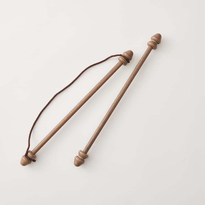 タペストリー棒（28㎝2本組） | 戸塚刺しゅうオンラインショップ