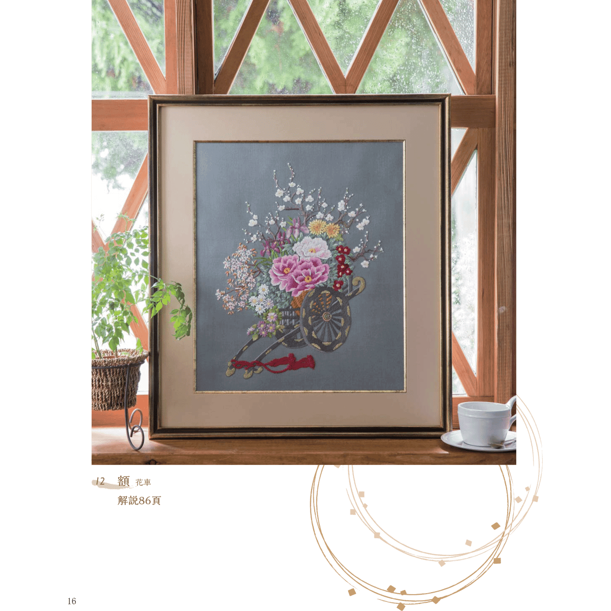 フランス アンティーク DMC 刺繍糸 16.5 x 8.5 cm (色番2840