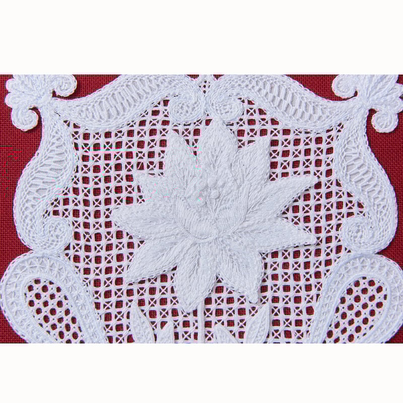 なかまをあつめてわいわいレース　　レア品特典付き　未開封 エーデルワイスのレース刺繡（転写布・解説セット） | 戸塚