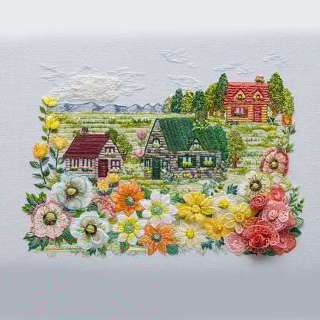 戸塚刺繍　タペストリー(未完成品) Amazon | 戸塚刺しゅう(Totsuka Embroidery) 刺しゅうキット