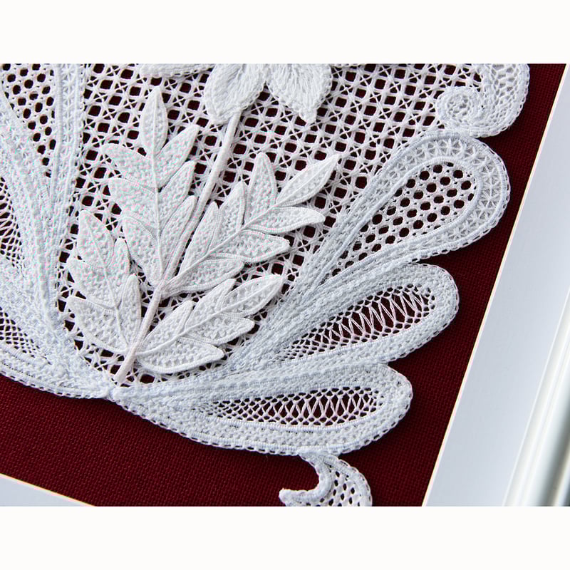 エーデルワイスのレース刺繡（転写布・解説セット） | 戸塚
