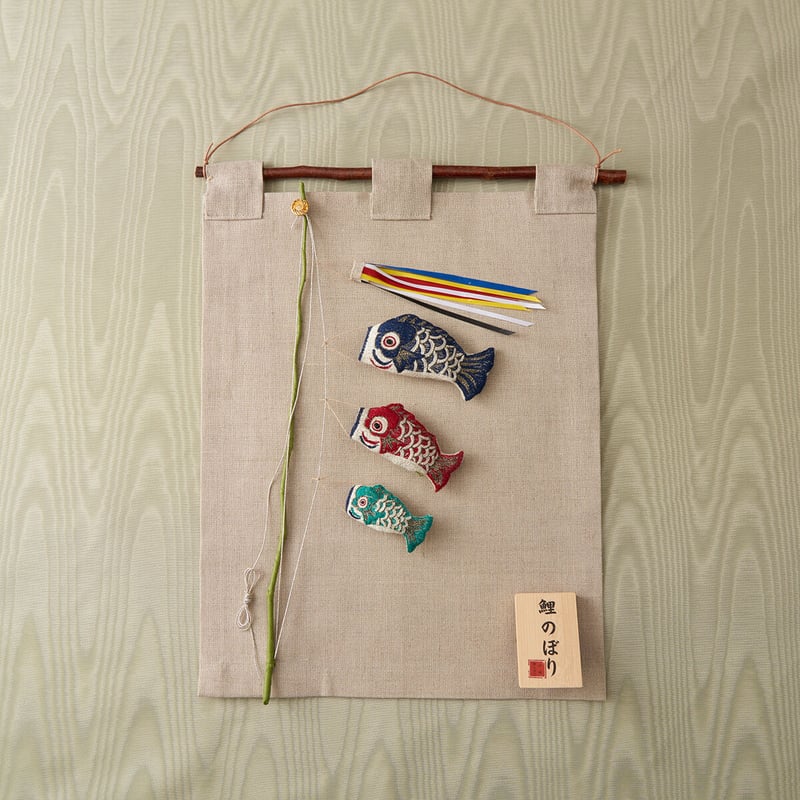鯉のぼり転写布・解説セット | 戸塚刺しゅうオンラインショップ
