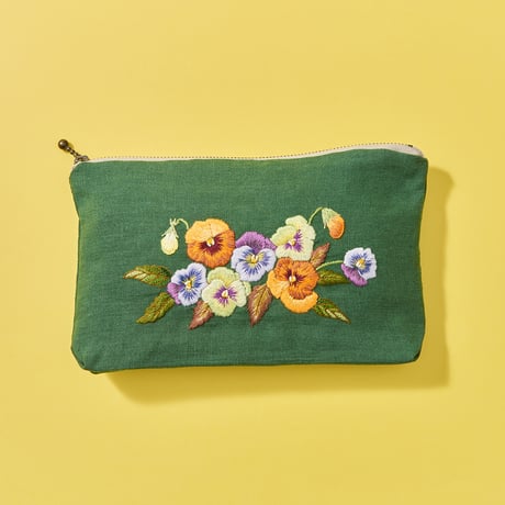 ファスナーポーチ セット ハンドメイド レトロフラワー （CATEGORY 