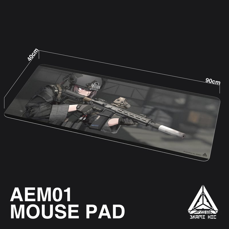AEM01 MOUSE PAD△アルマ01 イラスト マウスパッド | 三神重工 MIKAMI