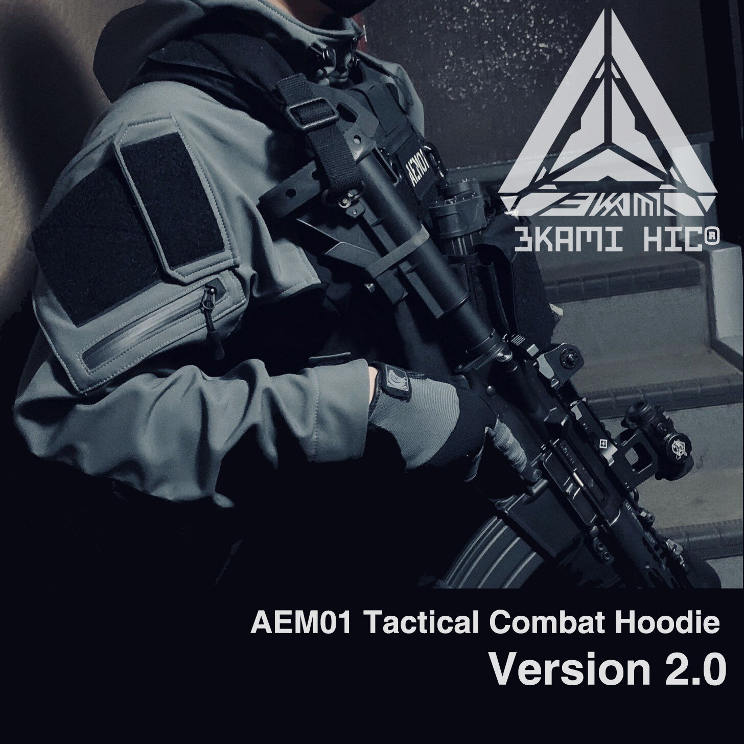 【新品タグ付】三神重工 AEM01 タクティカルパーカー CORDURA S original