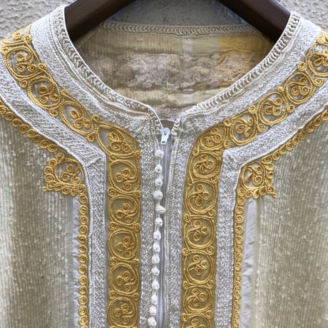 アラビアヴィンテージ刺繍ロングワンピース　/F210