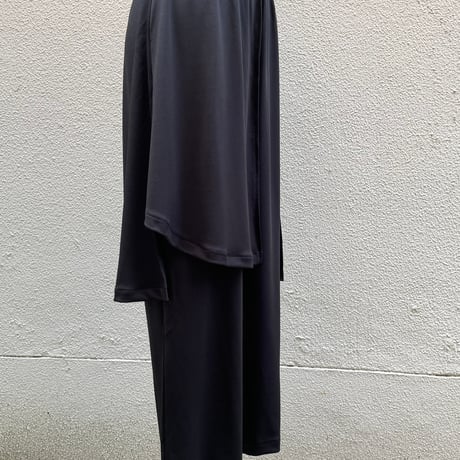 Half Rap Layered Cropped Pants/F263