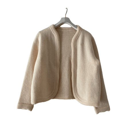 High Gauge  Knit Jacket cardigan /F221