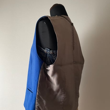 Royal Blue Vintage Vest/F270