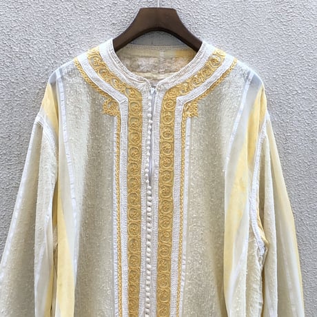 アラビアヴィンテージ刺繍ロングワンピース　/F210