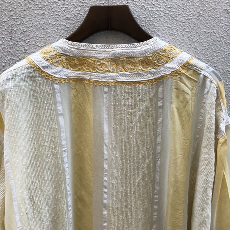 アラビアヴィンテージ刺繍ロングワンピース　/F210