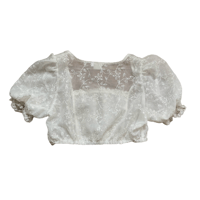 EU vintage Distler sheer short tops /F145