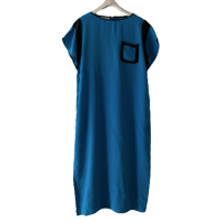 vintage Francesca of DAMON bi-color satin dress　/F100