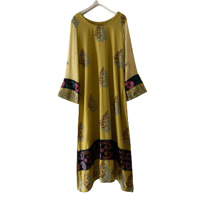 EthnicEmbroidery  vintage dress　/F083