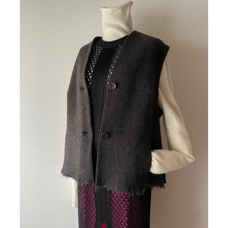 OSKA VIRGIN WOOL VEST /F226