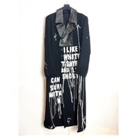 Yohji Yamamoto POUR HOMMEレザー切替柄Wジャケット